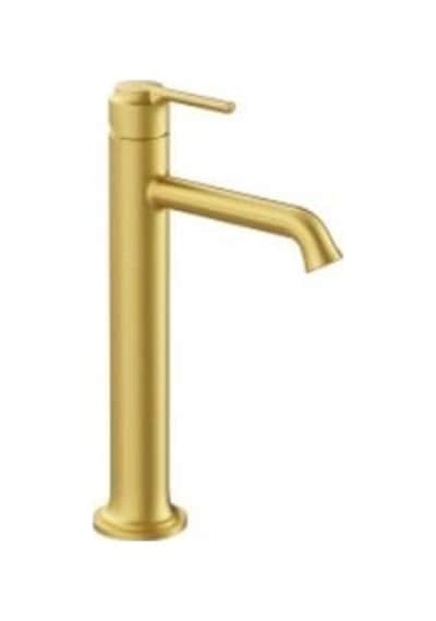 VitrA Origin Classic Üstten Kumandalı Fırçalı Çanak Lavabo Bataryası A4288225 Altın