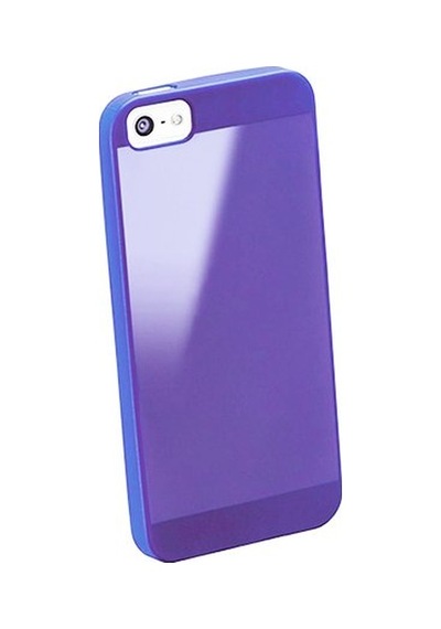 Apple Uyumlu iPhone Cellular Line Se 5s 5 İle Gummy Slim Silikon Kılıf Lila Gummyslım5v