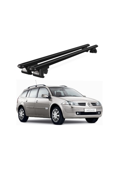 Venüs Renault Megane Grand Tour 2006 Ve Sonrası Uyumlu Siyah Ara Atkı Port Bagaj Tavan Barı