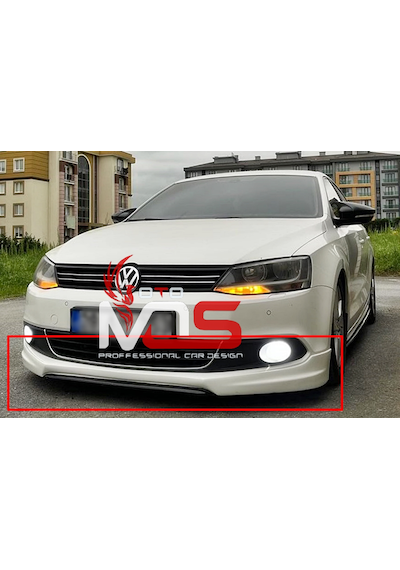 Vw Jetta Mk6 Ön Tampon Eki 2011-2015 Fiberglass Boyasız