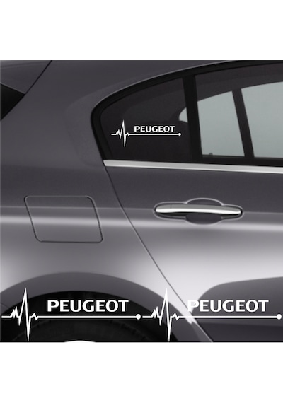 Peugeot 406 İçin Uyumlu Aksesuar Oto Ritim Sticker 2 Adet 20 9 Cm