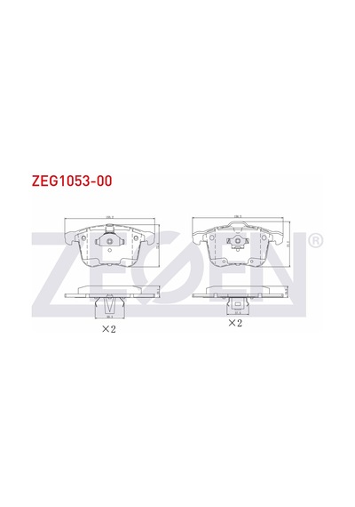 Opel Vectra C 1.6 16v 2002-2008 / Vectra C 1.8 16v 2002-2008 Ön Fren Balatası