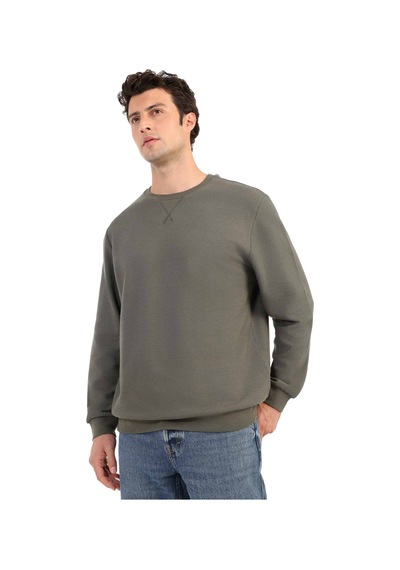 Kinetix Sweatshirt Erkek Haki Ml 16unown Ess-508 000000000102697461