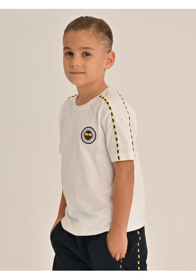 Fenerbahçe Çocuk Trıbun Basıc Tshırt BEYAZ