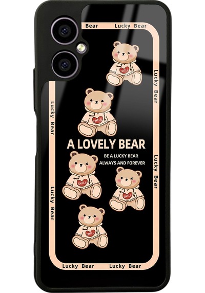 Omix X3 Lucky Bear Tasarımlı Glossy Telefon Kılıfı Çok Renkli