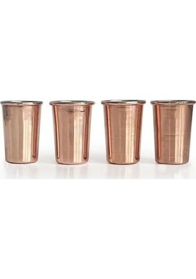 Bakır Shot Bardağı 30ml 4'lü Set 1