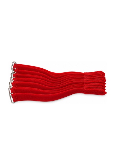 10'lu Cırt Kablo Bağı - 20mm 40 Cm Kırmızı