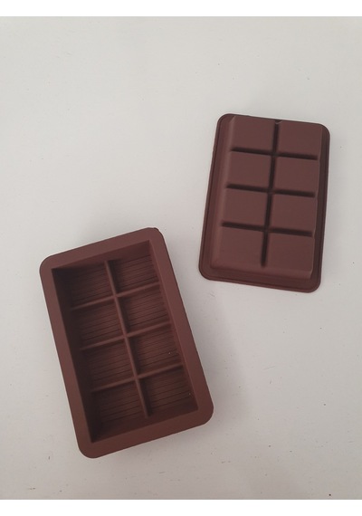 8 Bölmeli Dubai Çikolatası Yapma Kalıbı Silokon Kek Kalıbı Bpa Free 14x9,5x2,5 Cm 2 Adet Silikon Diğer