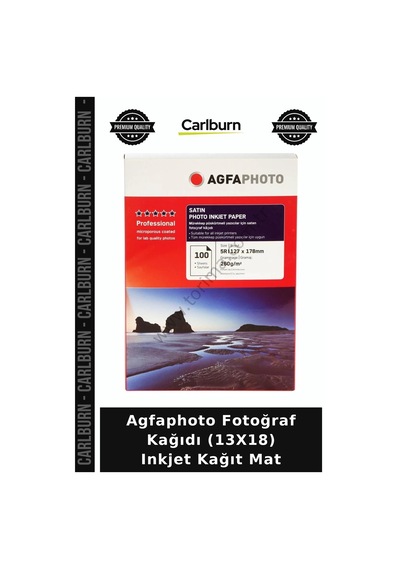 Delux Serisi Agfaphoto Fotoğraf Kağıdı 13x18 Inkjet Kağıt Mat Baskı Kırtasiye