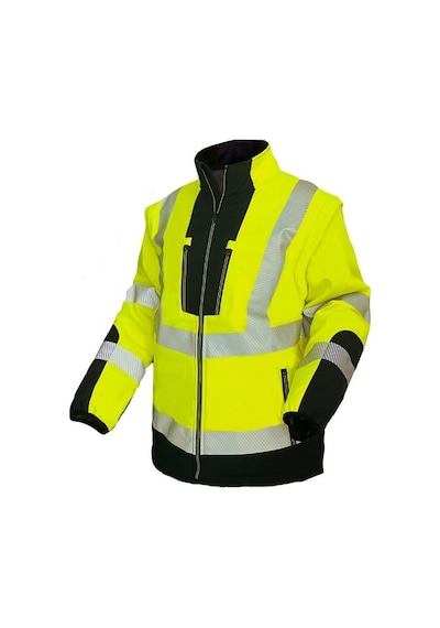 Reflekto Rlu Ripstop Softshell Model Teknik Mont Sarı