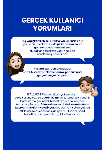 Hassas Cilt Bariyerine Bakım Yapan Nemlendirici Dudak Balmı Realbarrıer Extreme Moisture Lip Balm