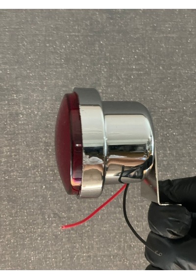 Ahmet Otomotiv Kırmızı Renkli Antifar Ledli Lamba Krom 12volt