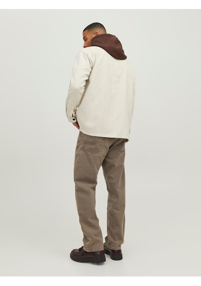 Jack & Jones Jack&jones Regular Fit Uzun Kollu Ekru Erkek Gömlek 12239329 001