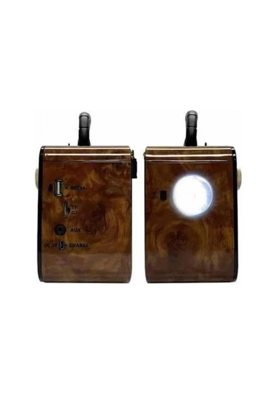 Nostaljik Radyo Bluetooth Bağlantılı Müzik Kutusu Ahşap 53435436