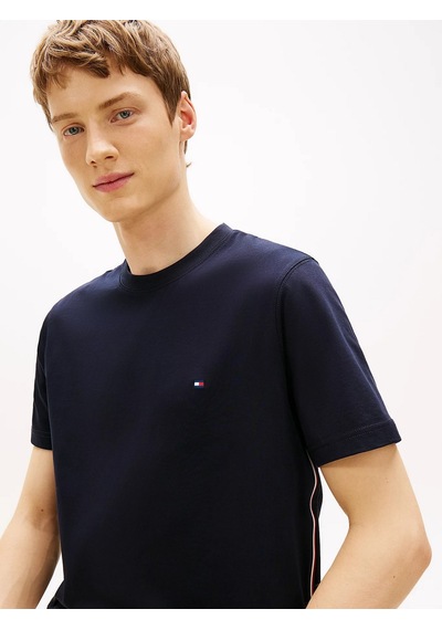 Tommy Hilfiger Mw0mw42393dw5 Global Stripe Erkek Tişört Lacivert