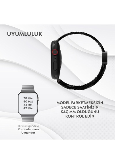 Apple Watch Series Se/11/10/9/8/7/6/5/4/3 İle Uyumlu Kumaş Kordon 46mm/45mm/44mm, Series 10 42mm/41mm/40mm/38mm Çok Renkli