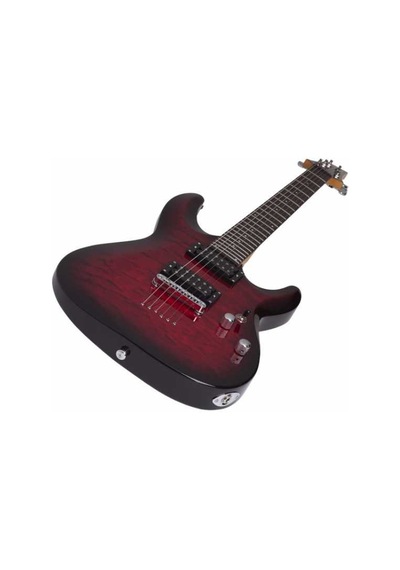 Schecter C-6 Plus Elektro Gitar (See-Thru Cherry Burst)