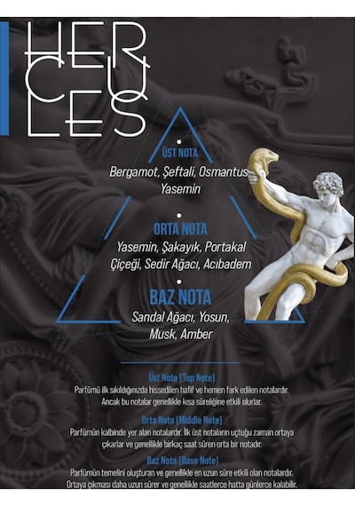 Nishapur Hercules Aphrodisiaque Extrait De Parfum 100 Ml Erkek Parfümü Lüks, Cesur Ve Kalıcı Aromatik - Odunsu