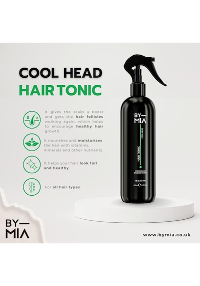 By Mıa Saç Toniği 400ml / Saç Derisi Toniği / Saçı Güçlendirir / Zindeliklı Saç Büyümesini Katkı Sağlar /