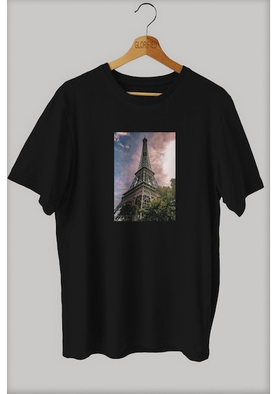 Noıssey -wed Eyfel Kulesi Tasarım Baskılı Oversize T-shirt Tişört Sokak Tarzı Siyah Noıssey -wed Eyfel Kulesi Tasarım Baskılı Oversize T-shirt Tişört Sokak Tarzı Siyah