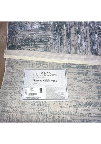 Hoom Rugs Ares 1005 Mavi Leke Tutmaz Dikdörtgen Salon Halısı Halı Mavi