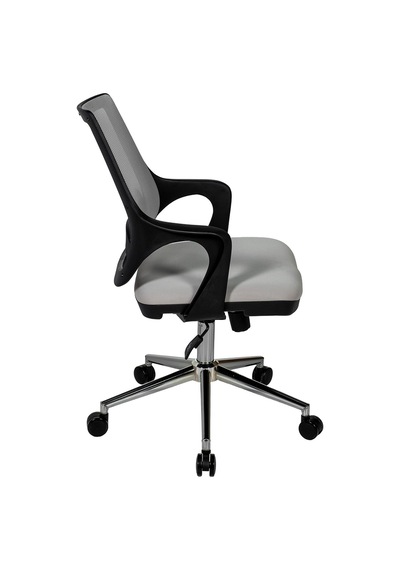 Ofisbazaar Buya Fileli Çalışma Koltuğu Ergonomik Şef Ve Toplantı Koltuğu Gri Gri
