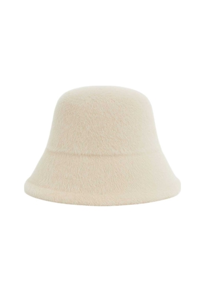 Uniquetrenders Kadın Soft Peluş Ayarlanabilir İpli Bucket Kova Şapka 2 Li Set Kırmızı - Ekru