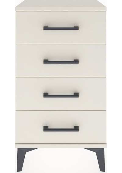 Arges Komodin 4 Çekmeceli 44x30x80 Aytaşı-aytaşı Aytaşı