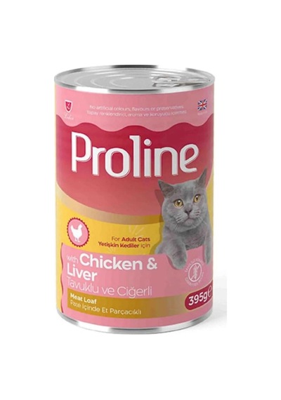 Proline Tavuklu Ve Ciğerli Pate Yetişkin Kedi Konservesi 395 G