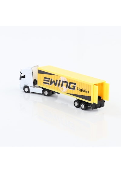 Welly 1:64 Ölçek Metal Kafalı Volvo Dorseli Tır 30 Cm Beyaz
