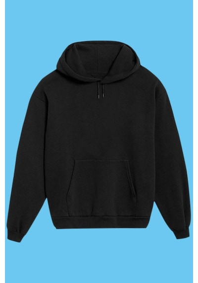 Startmore Unisex Beyaz Squid Game Sırt Baskılı Sweatshirt Siyah