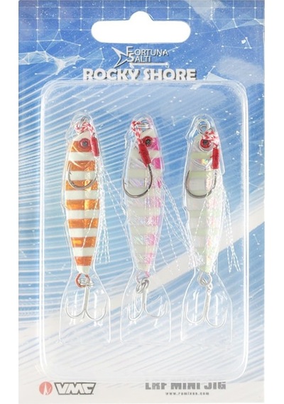 Fortuna Salti Rocky Shore Zebra Glow Lrf Mini Jig Yem