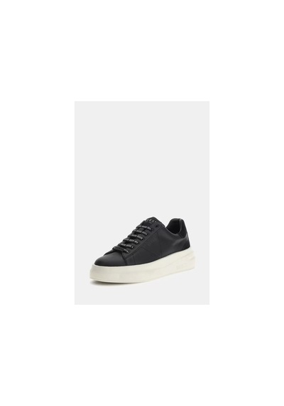 Guess Erkek Elba Logolu Bağcıklı Sneaker Siyah
