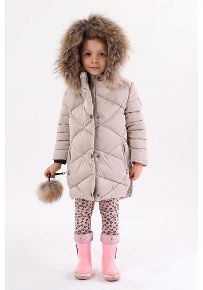 Benitto Kids Kız Çocuk Mont 51278-bej Bej