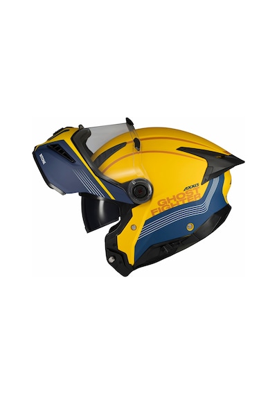 Axxis Ghostfighter Sv Bitone C13 Yellow Motosiklet Çene Açılır Kask Sarı Siyah