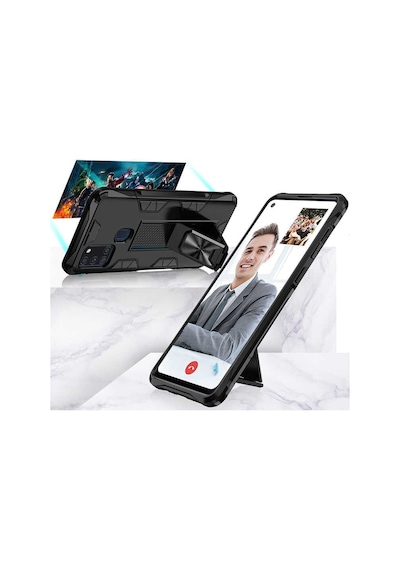 Samsung Uyumlu Galaxy A21S Kilif Miknatisli Zirhli Korumali Silikon 466792722