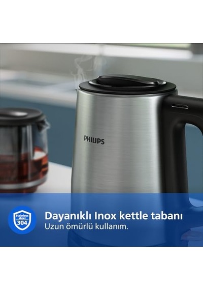 Otomatik Sıcak Tutma, 0.9l Cam Demlik, 1900w Güç, Paslanmaz Çelik Demlik, 1.8l Geniş Kapasiteli Dayanıklı Inox Ta Diğer