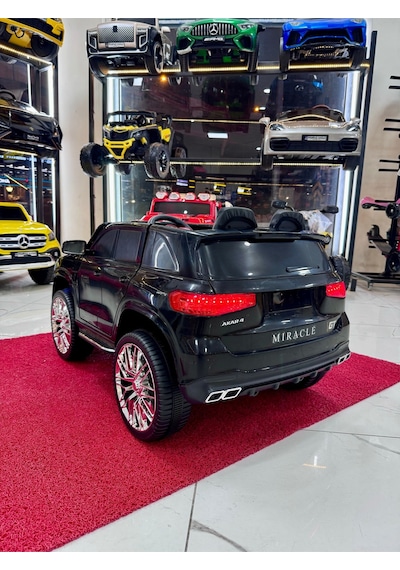 Poyraz Akülü Suv Akülü Araba 0-7yaş Özel Plaka Siyah