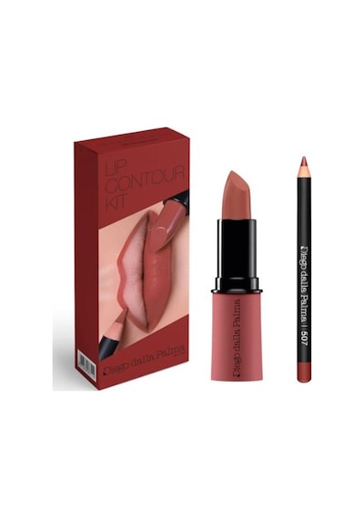 Diego Dalla Palma Lip Contour Kit Lipstick 507 + Dudak Kalemi 507 - Off To Marsala