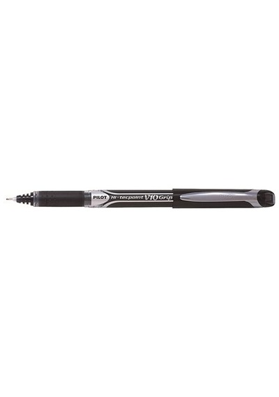Pilot V10 Grip Hı-Tecpoint Siyah 12Li