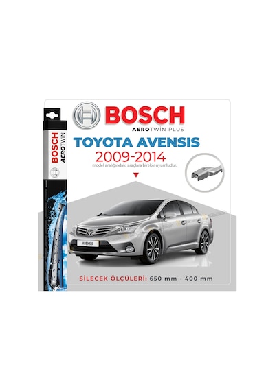 Toyota Uyumlu Avensis Muz Silecek Takımı 2009-2014 Bosch Aerotwin