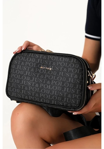 Just Polo Kadın Günlük Kullanıma Uygun Su Geçirmez Lüks Ve Şık Omuz Çantası Shoulder Bag Siyah