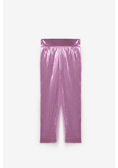 Le Mabelle Pembe Parlak Kız Çocuk Tayt - Huete Pembe