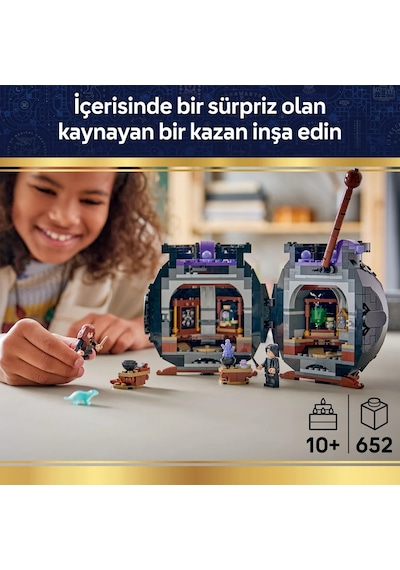 LEGO® Harry Potter™ Kazan: Gizli İksir Sınıfı 76464 - 10 Yaş Üzeri Çocuklar için Minifigür İçeren Oyuncak Yapım Seti (652 Parça)