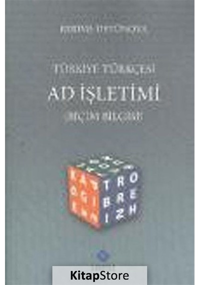 Türkiye Türkçesi Ad İşletimi  - Kerime Üstünova  - Sentez Yayıncılık