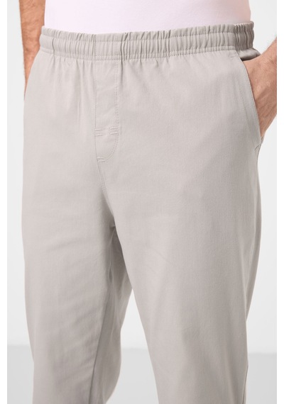 Tommylife Taş Standart Fit Dokuma Hafif Esnek Chino Erkek Pantolon - 82180 Taş