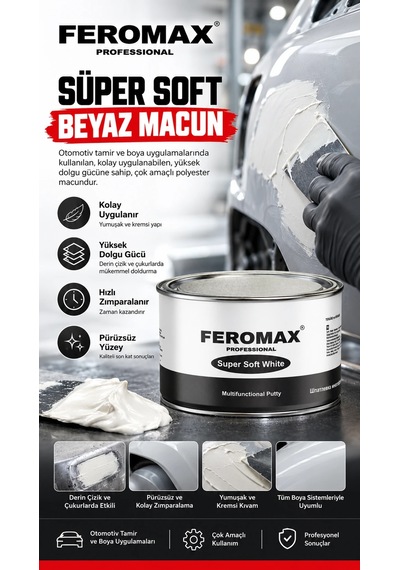 Feromax Polyester Galvaniz Macun 2,7 Kg