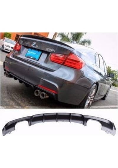 Bmw F30 Arka Tampon Difüzörü 4 Çıkış Pianoblack