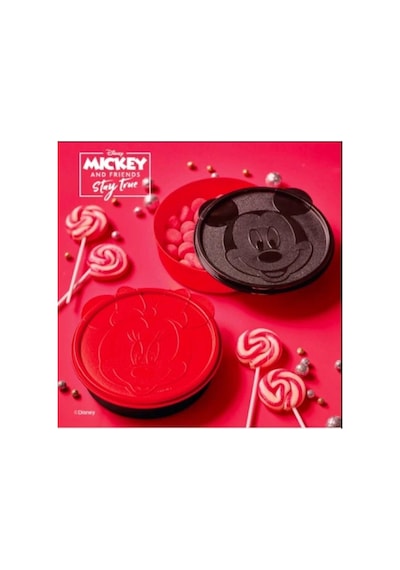 Minnie & Mickey Mouse 2'li Mama Saklama Seti Çok Amaçlı Tabak Ve Saklama Kabı