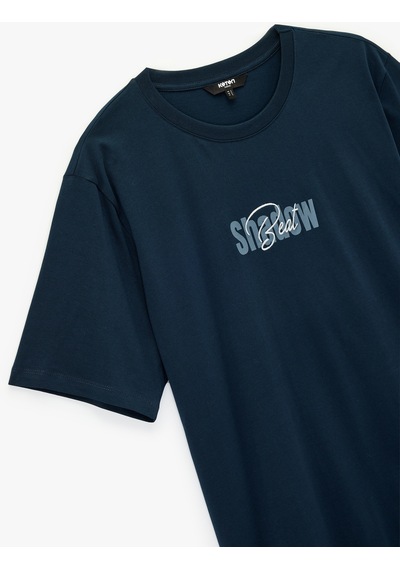 Koton Regular Fit Kısa Kollu Pamuklu Bisiklet Yaka Tişört Lacivert 6sam10101mk Lacivert Koton Regular Fit Kısa Kollu Pamuklu Bisiklet Yaka Tişört Lacivert 6sam10101mk Lacivert